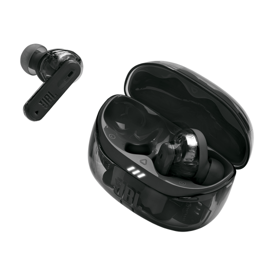 JBL Tune Beam 2 Ghost Edition - Ghost Black - True Wireless Noise Cancelling Earbuds - Detailshot 2 image number null